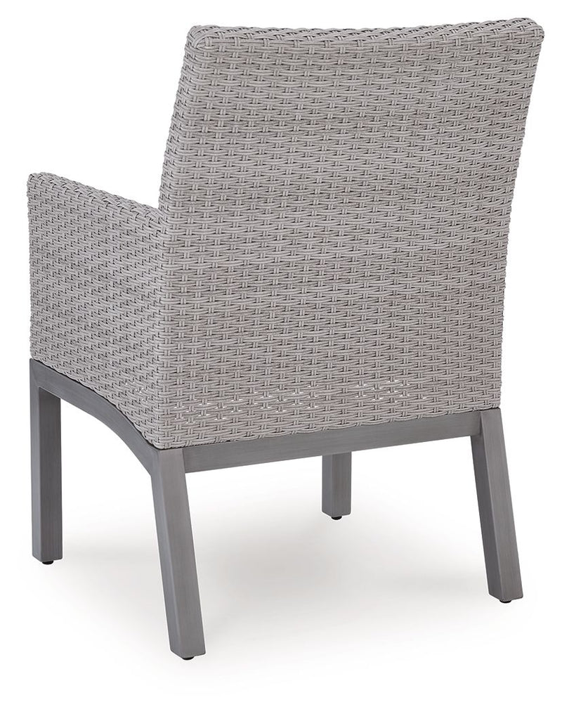 Half Moon Beach - Arm Chair With Cushion (Set of 2) - Blue / Gray - R&R Furniture Gallery (Fountain Valley, CA)