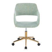 Lumi Source Margarite contemporary task desk chair with a modern design and cushioned seat, ideal for office or home workspace.
