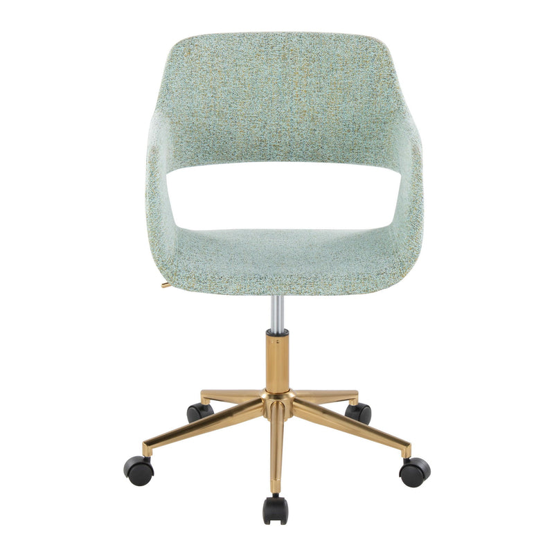 Lumi Source Margarite contemporary task desk chair with a modern design and cushioned seat, ideal for office or home workspace.