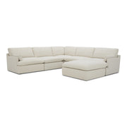 Danica - Modern Beige Sectional Sofa — view 4