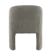 Danube Modern Grey Fabric Dining Chair — view 3