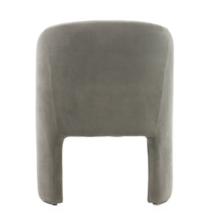 Danube Modern Grey Fabric Dining Chair — view 3