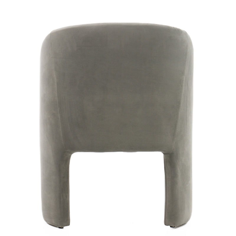 Danube Modern Grey Fabric Dining Chair — view 3