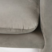 Danube Modern Grey Fabric Dining Chair — view 4
