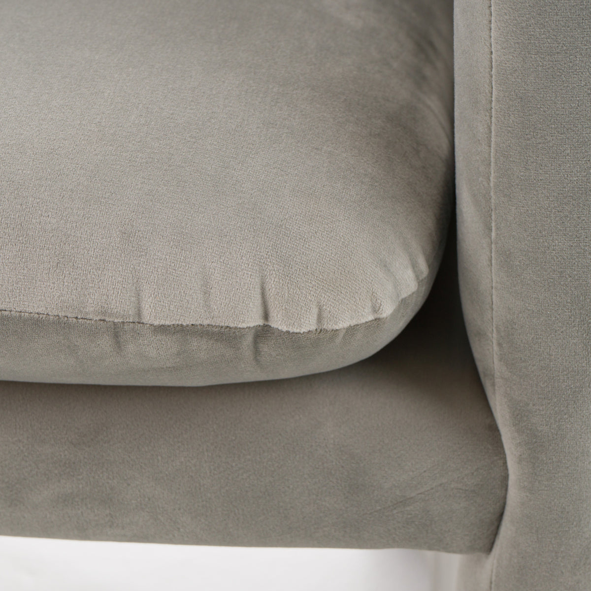 Danube Modern Grey Fabric Dining Chair — view 4