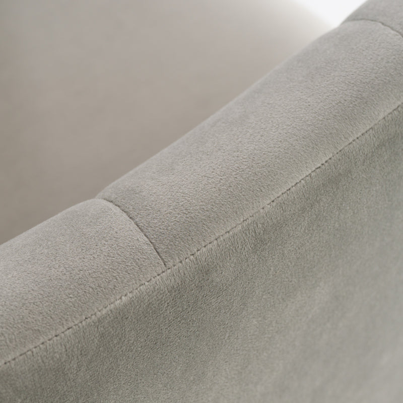 Danube Modern Grey Fabric Dining Chair — view 5