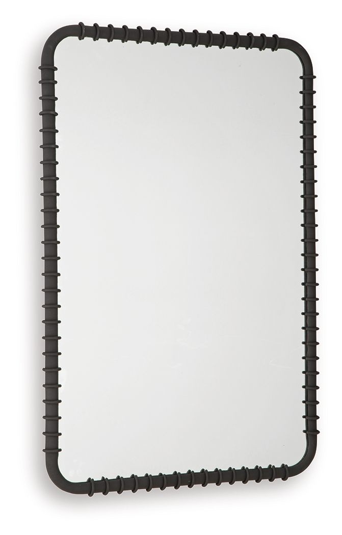 Judlow - Accent Mirror - Black - R&R Furniture Gallery (Fountain Valley, CA)