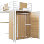 Loft Bed With L Shape Desk And Wardrobe - R&R Furniture Gallery (Fountain Valley, CA)