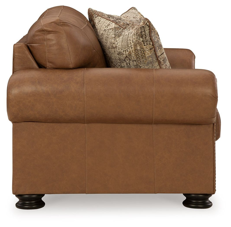 Carianna - Loveseat - Caramel - R&R Furniture Gallery (Fountain Valley, CA)