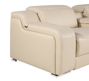 1116 - Power Reclining Italian Leather Sectional - R&R Furniture Gallery (Fountain Valley, CA)
