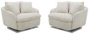 Boomer - Large Swivel Chair with 2 Pillows - R&R Furniture Gallery (Fountain Valley, CA)