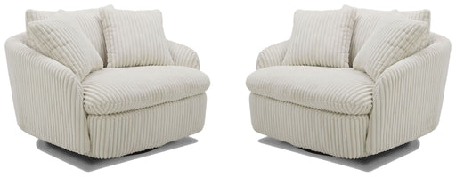 Boomer - Large Swivel Chair with 2 Pillows - R&R Furniture Gallery (Fountain Valley, CA)