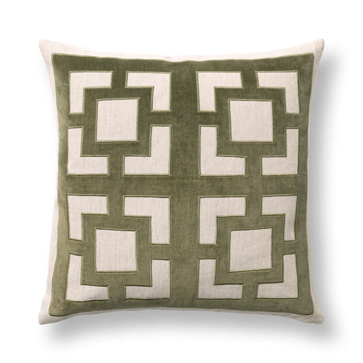 Corbin accent pillow by Classic Home featuring a textured fabric in neutral tones, ideal for sofa or bed decorating.