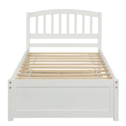 Platform Bed Wood Bed Frame With Trundle - R&R Furniture Gallery (Fountain Valley, CA)