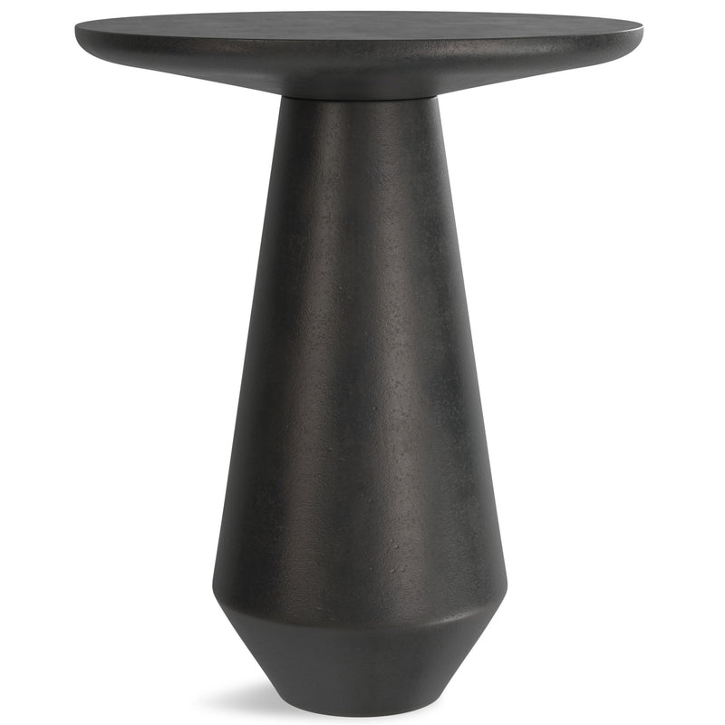 Gloria - Cast Aluminum Side Table - Black - R&R Furniture Gallery (Fountain Valley, CA)