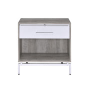 Cistus - Accent Table - Weathered Gray Oak & White - R&R Furniture Gallery (Fountain Valley, CA)