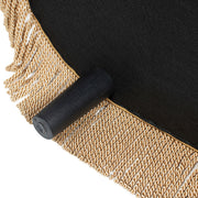 Melinda - Oval Tufted Bullion Fringe Storage Bench - R&R Furniture Gallery (Fountain Valley, CA)