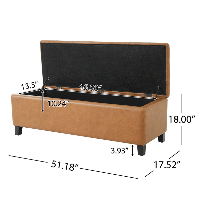 Ottoman Storage Bench - R&R Furniture Gallery (Fountain Valley, CA)