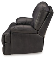 Mountainous - Power Recliner With Adj Headrest - Eclipse - R&R Furniture Gallery (Fountain Valley, CA)