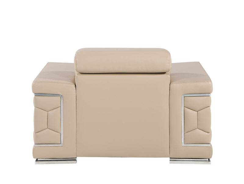 296 - Genuine Leather Living Room Set - R&R Furniture Gallery (Fountain Valley, CA)