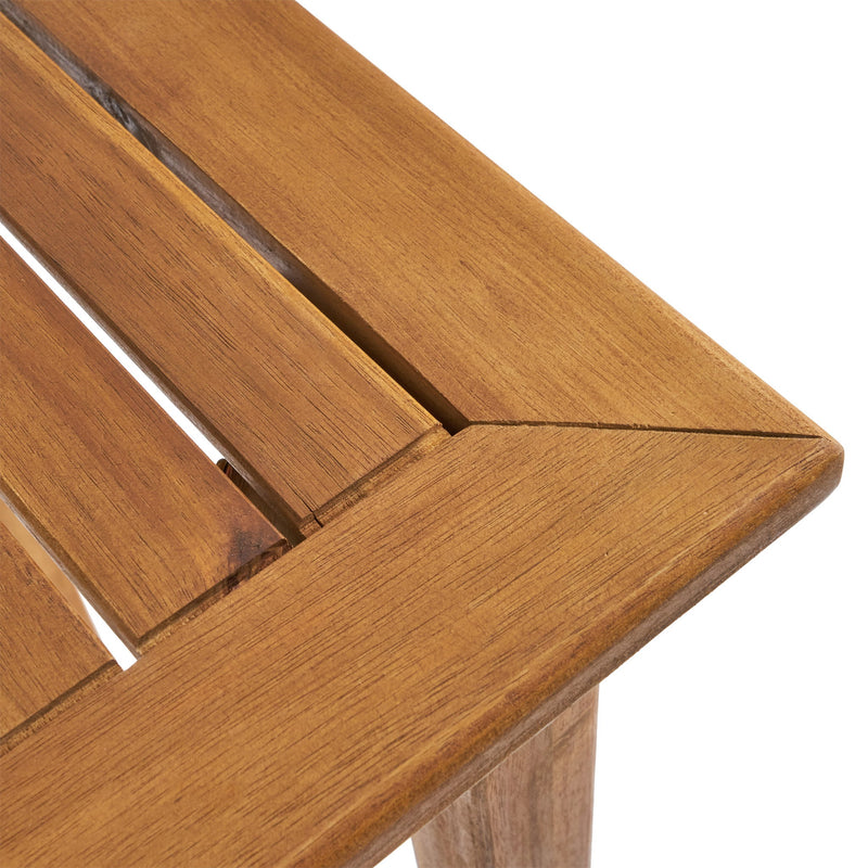 Outdoor Minimalist Acacia Wood Rectangle Bar Table - R&R Furniture Gallery (Fountain Valley, CA)