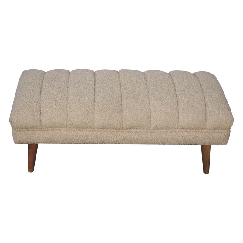 Puffer Bench - Beige - R&R Furniture Gallery (Fountain Valley, CA)