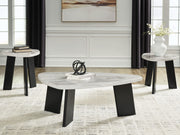 Lilyberg - Occasional Table Set (Set of 3) - Gray / Black - R&R Furniture Gallery (Fountain Valley, CA)