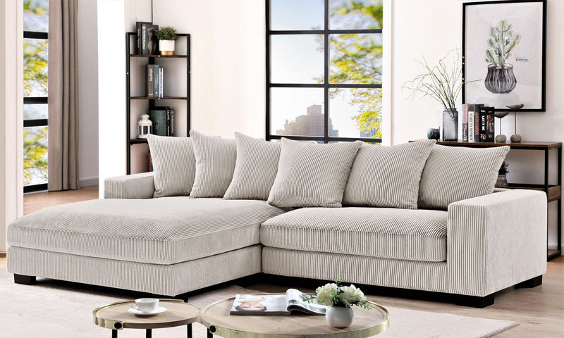 Luxe - Oversized 2 Piece Sectional Couches For Living Room, L Shaped Sofa With Chaise - R&R Furniture Gallery (Fountain Valley, CA)