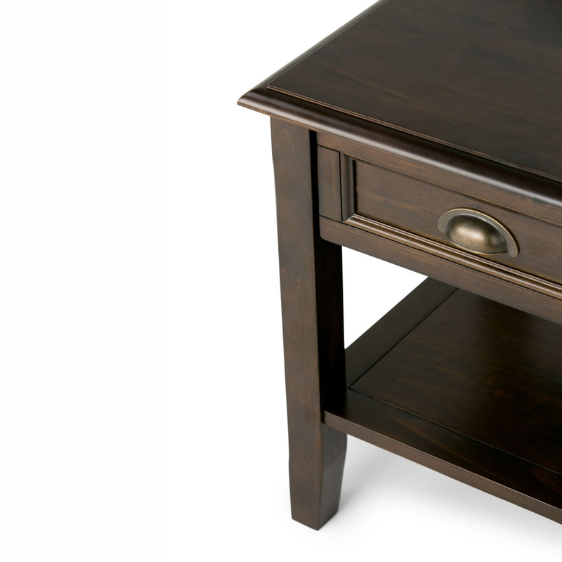 Burlington - End Table - Mahogany Brown - R&R Furniture Gallery (Fountain Valley, CA)