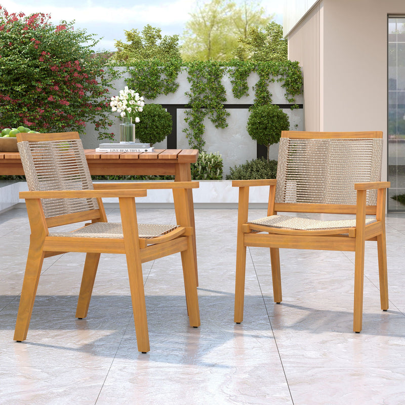 Outdoor Rope Dining Chair (Set of 2) - R&R Furniture Gallery (Fountain Valley, CA)