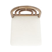 Leon - Arched Back & Upholstered Counter Stool (Set of 2) - Ivory White - R&R Furniture Gallery (Fountain Valley, CA)