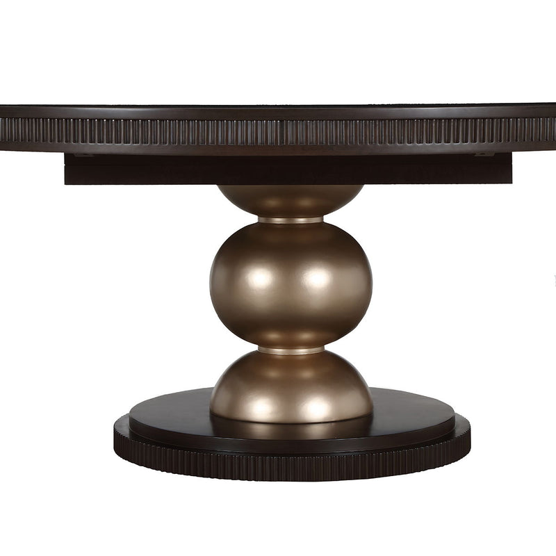 West Kensington - Oval Dining Table - Medium Espresso - R&R Furniture Gallery (Fountain Valley, CA)