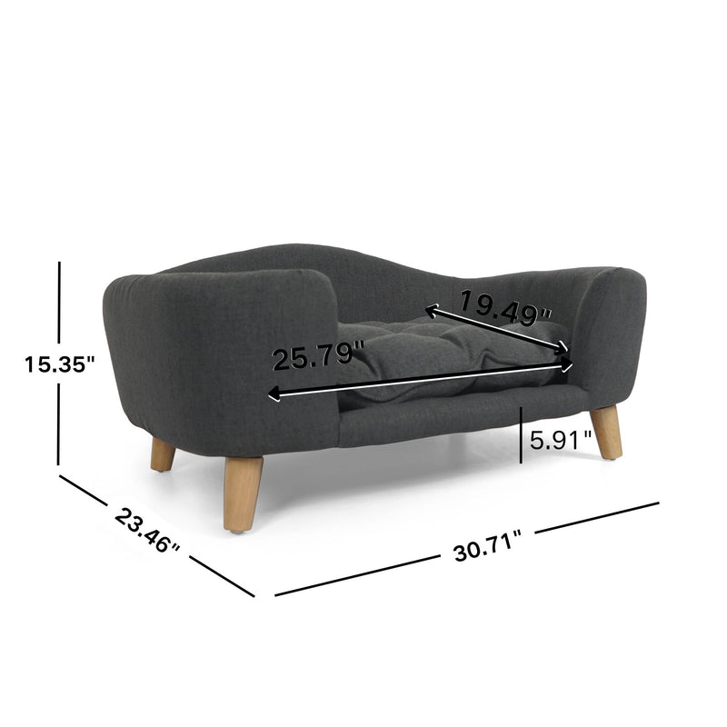Elevated - Dog Bed Frame For Small Dog, Pet Couch Bed With Legs And Supportive Foam, Easy Assembly