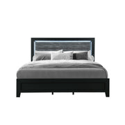 Carlos - Modern Design Bed With LED - R&R Furniture Gallery (Fountain Valley, CA)