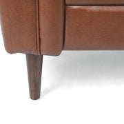 Sophisticated Loveseat With Diamond Stitched Detailing - R&R Furniture Gallery (Fountain Valley, CA)