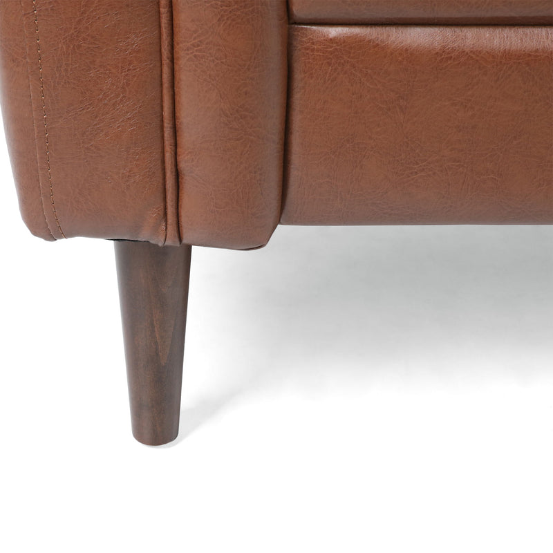 Sophisticated Loveseat With Diamond Stitched Detailing - R&R Furniture Gallery (Fountain Valley, CA)