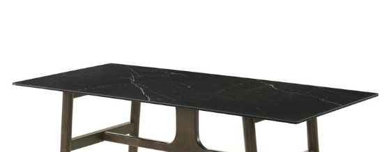 Destin - Ceramic Dining Table - Black