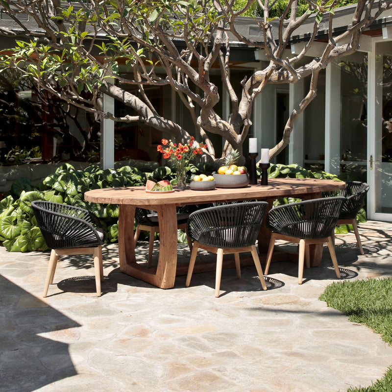 Janie - Outdoor Dining Table - Distressed Natural