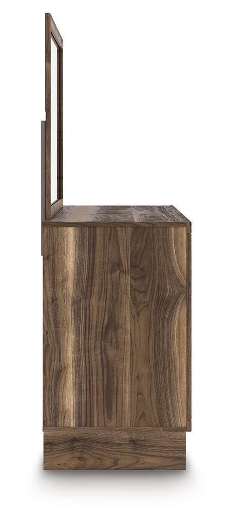 Chirason - Dresser And Mirror - Brown - R&R Furniture Gallery (Fountain Valley, CA)