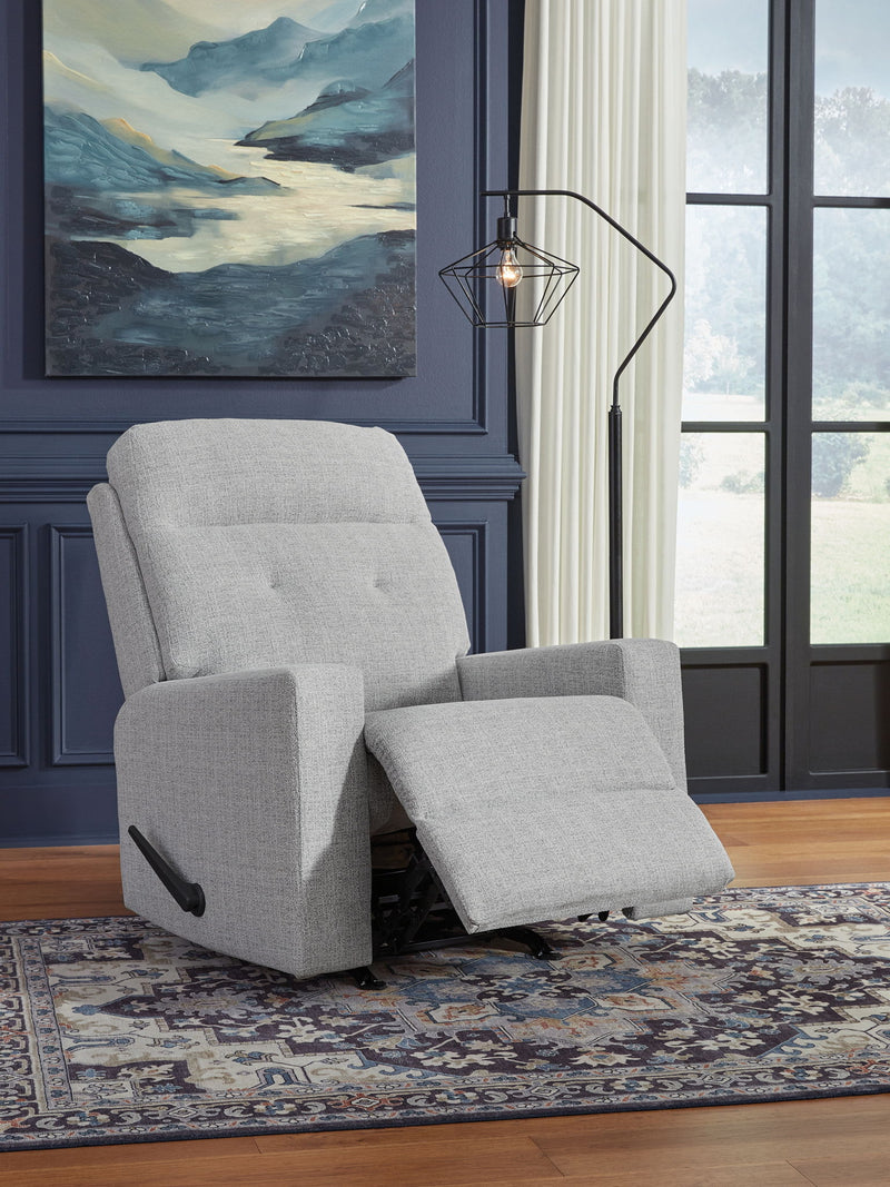 Skillins - Rocker Recliner - Stone - R&R Furniture Gallery (Fountain Valley, CA)