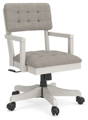 Robbinsdale - Home Office Desk Chair - Antique White - R&R Furniture Gallery (Fountain Valley, CA)