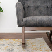 Alistair - Rocking Chair - Brown / Dark Gray - R&R Furniture Gallery (Fountain Valley, CA)