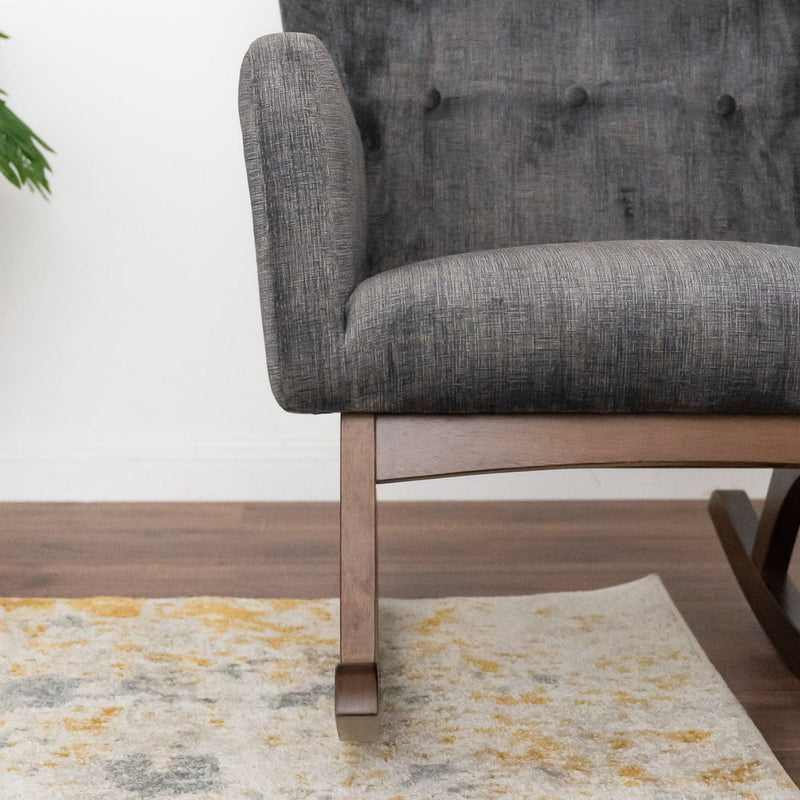 Alistair - Rocking Chair - Brown / Dark Gray - R&R Furniture Gallery (Fountain Valley, CA)