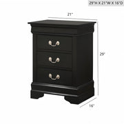 Louis Phillipe - Nightstand - Wood - R&R Furniture Gallery (Fountain Valley, CA)
