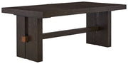 Burkhaus - Rectangular Dining Room Extension Table - Dark Brown - R&R Furniture Gallery (Fountain Valley, CA)