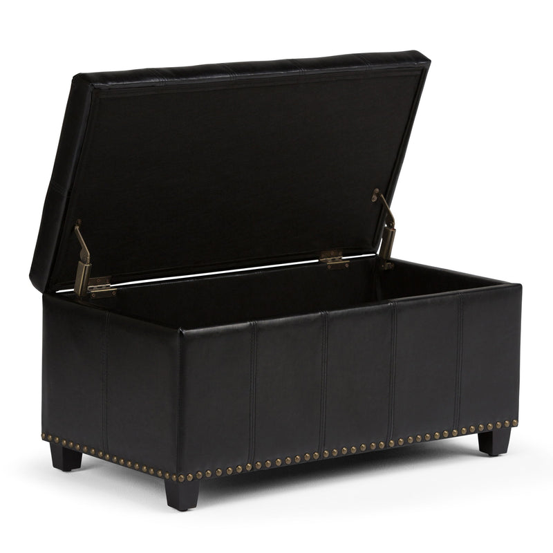 Amelia - Transitional Storage Ottoman Bench - R&R Furniture Gallery (Fountain Valley, CA)