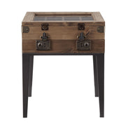 Kolin - Accent Table - Rustic Oak & Matte Gray - R&R Furniture Gallery (Fountain Valley, CA)