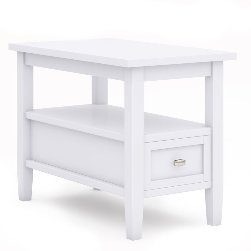 Handcrafted Warm Shaker coffee table by Simpli-Home featuring a rich wood finish and sturdy rectangular design.