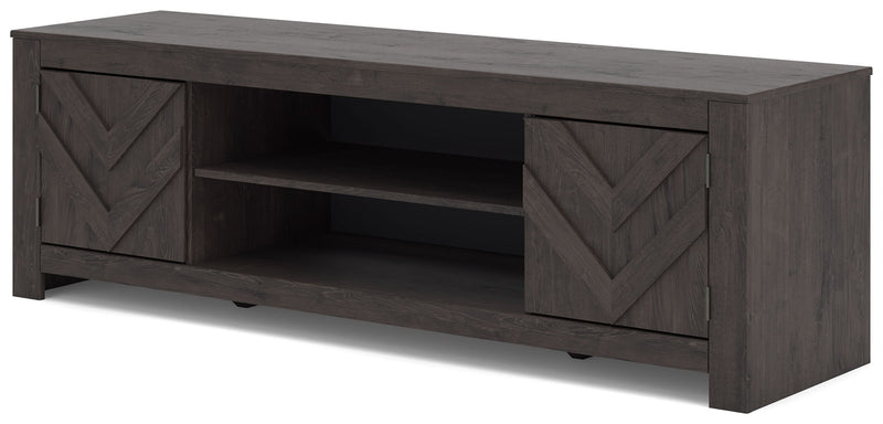 Cayboni - LG TV Stand With Fireplace Option - R&R Furniture Gallery (Fountain Valley, CA)