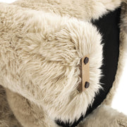 Avalon - Genuine Sheepskin Fur Split Barrel Back Accent Chair - Natural Blonde - R&R Furniture Gallery (Fountain Valley, CA)
